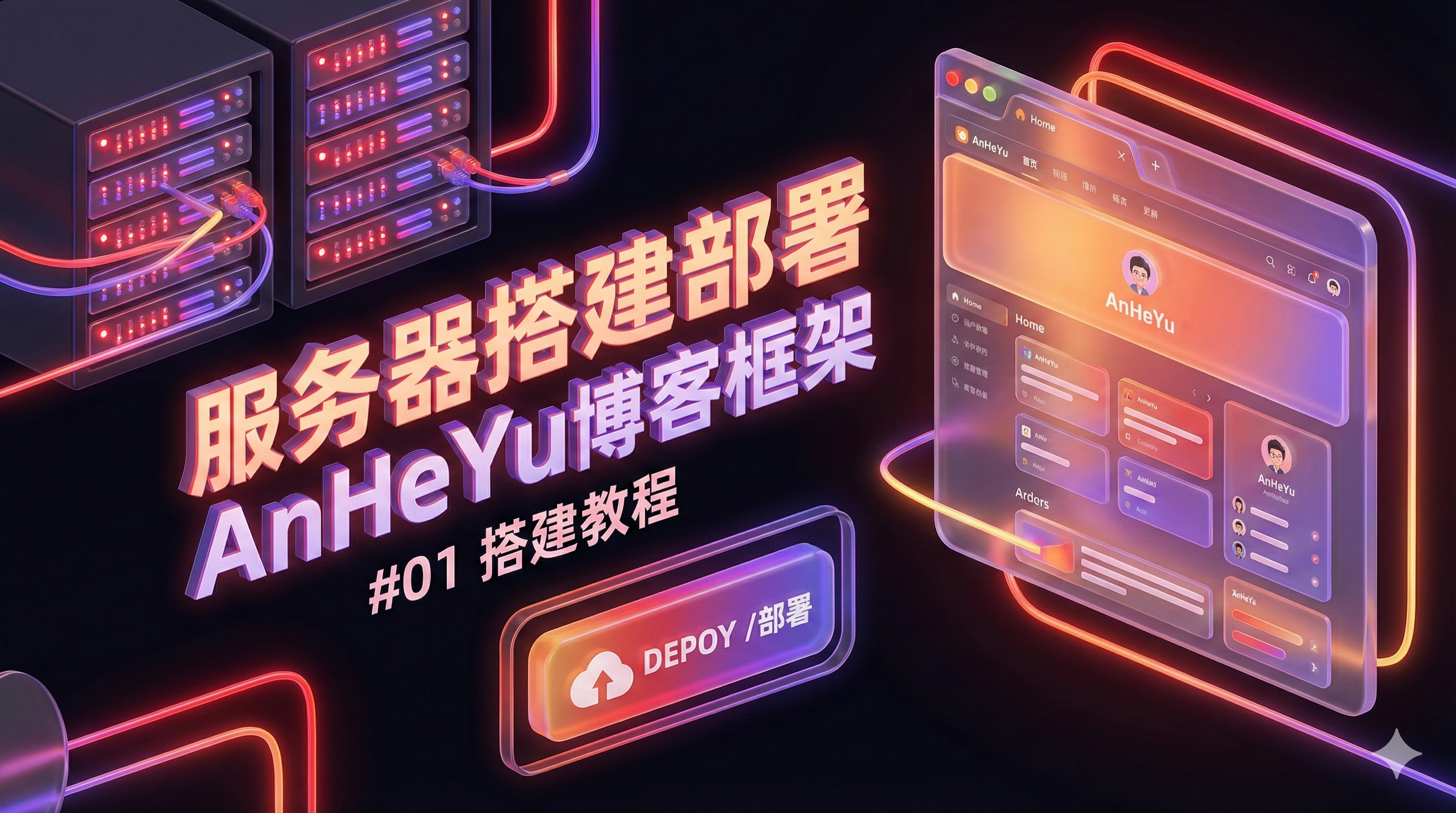 第一期:服务器搭建部署AnHeYu博客框架