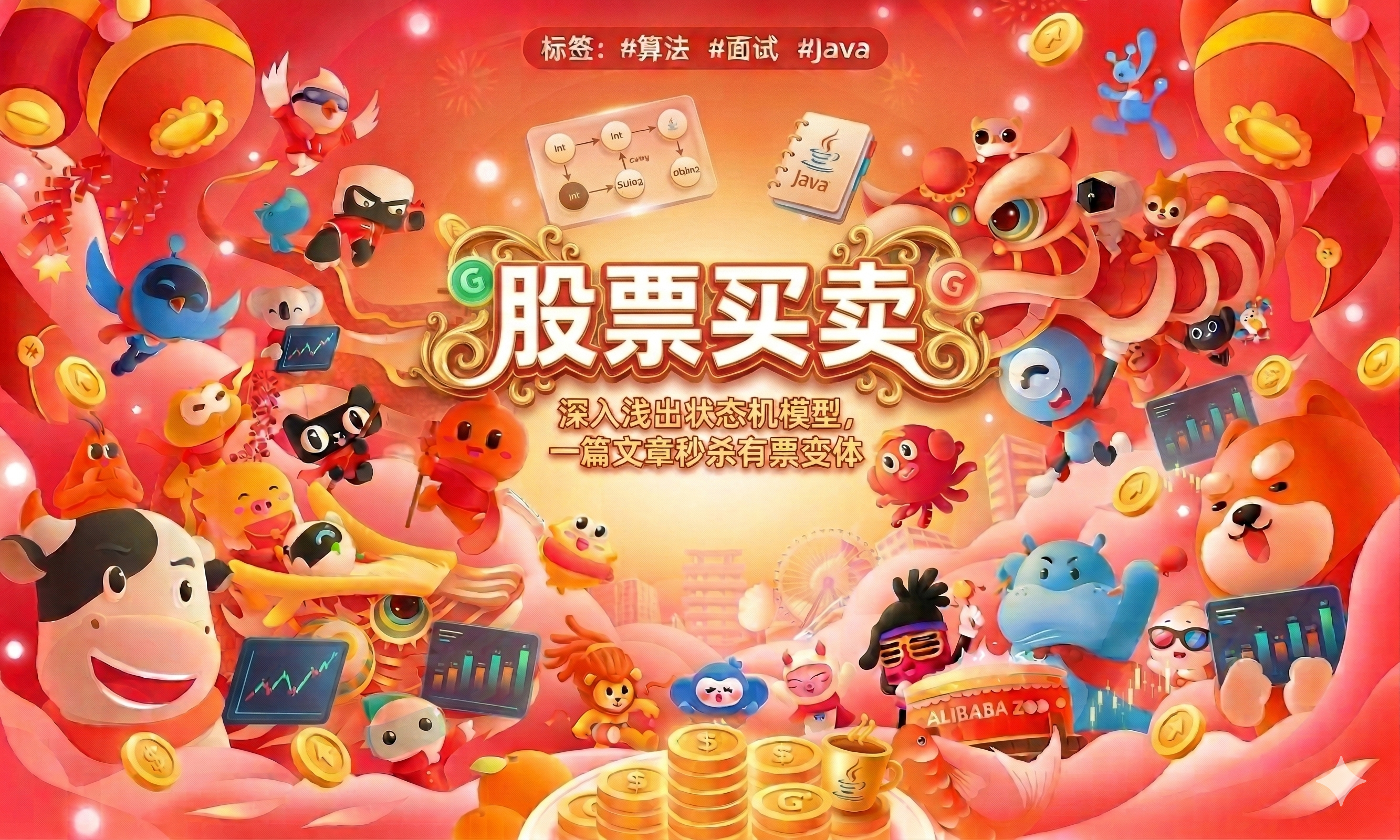 买卖股票系列:从状态机彻底吃透动态规划