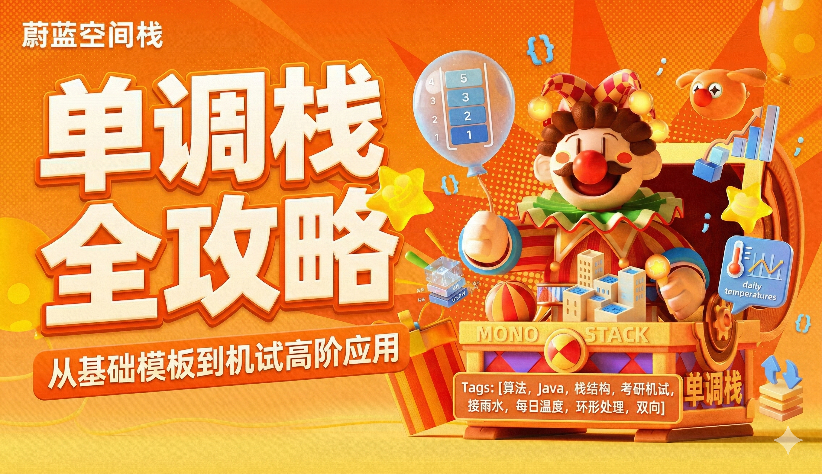 单调栈算法全攻略:从基础模板到机试高阶应用
